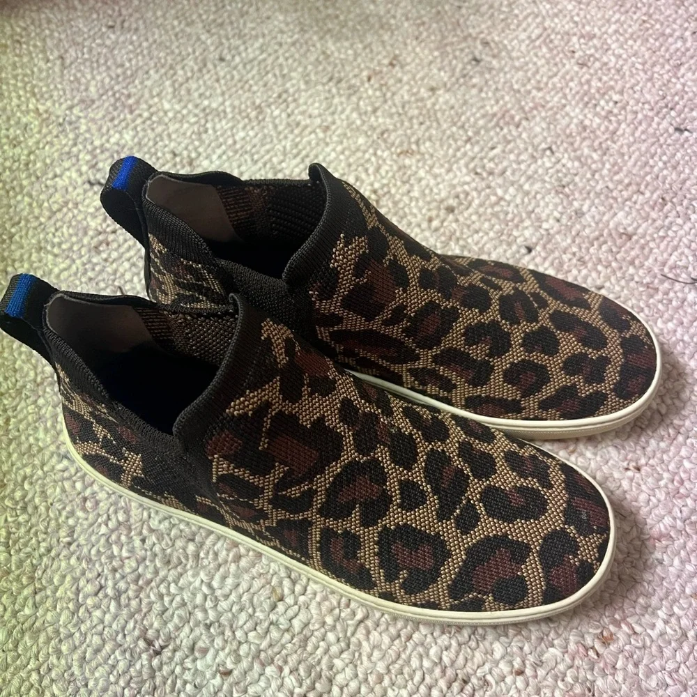 Leopard Print Slip-On Sneakers